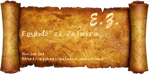 Egyházi Zelmira névjegykártya